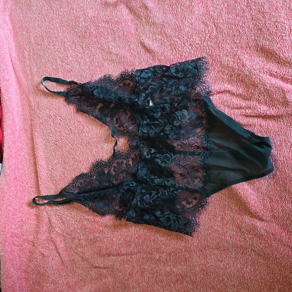Adore Me Teddy with Thong Back - Size Large